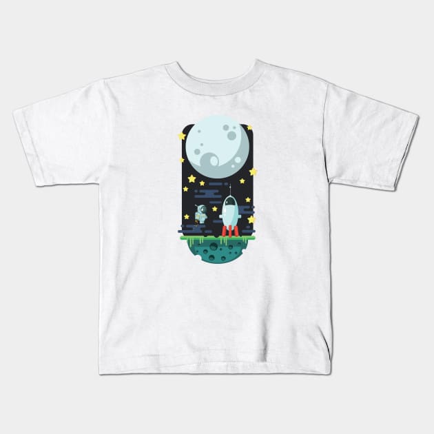 universe Kids T-Shirt by BlackOwl